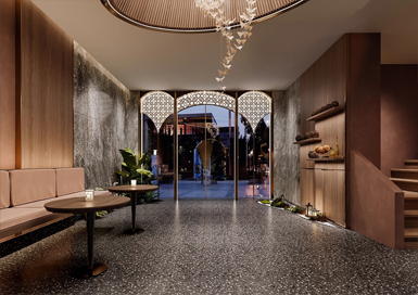 東南亞風(fēng)格美容院裝修設計案例效果圖