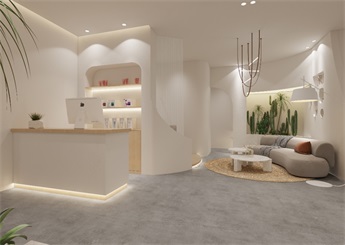 富陽(yáng)美容院裝修設計案例效果圖