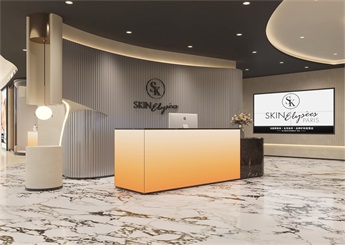 愛(ài)麗舍美容院裝修設計案例效果圖